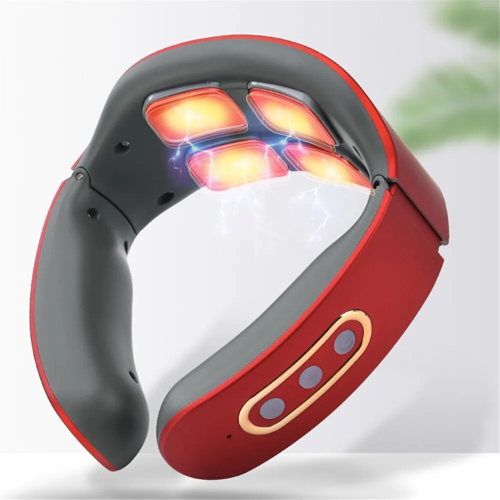 Sven™ | intelligente electric pulse neck massager usb oplaadbaar verwarming schouder